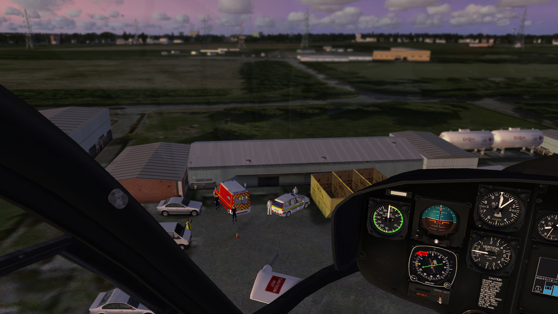 Simulateur Interactif Mobile de Formation et d'Entraînement - Assistant de vol hélicoptère SAMU